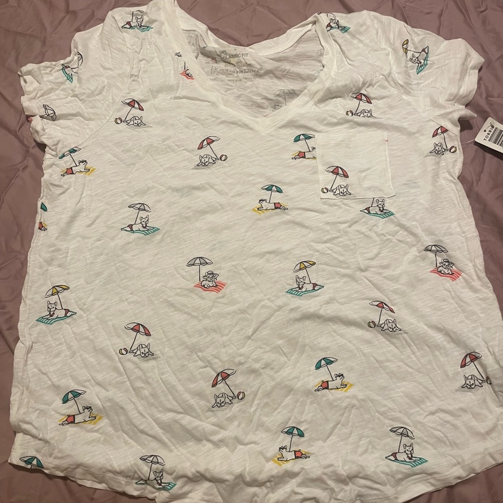 Torrid Beach Bullies V-Neck Tshirt